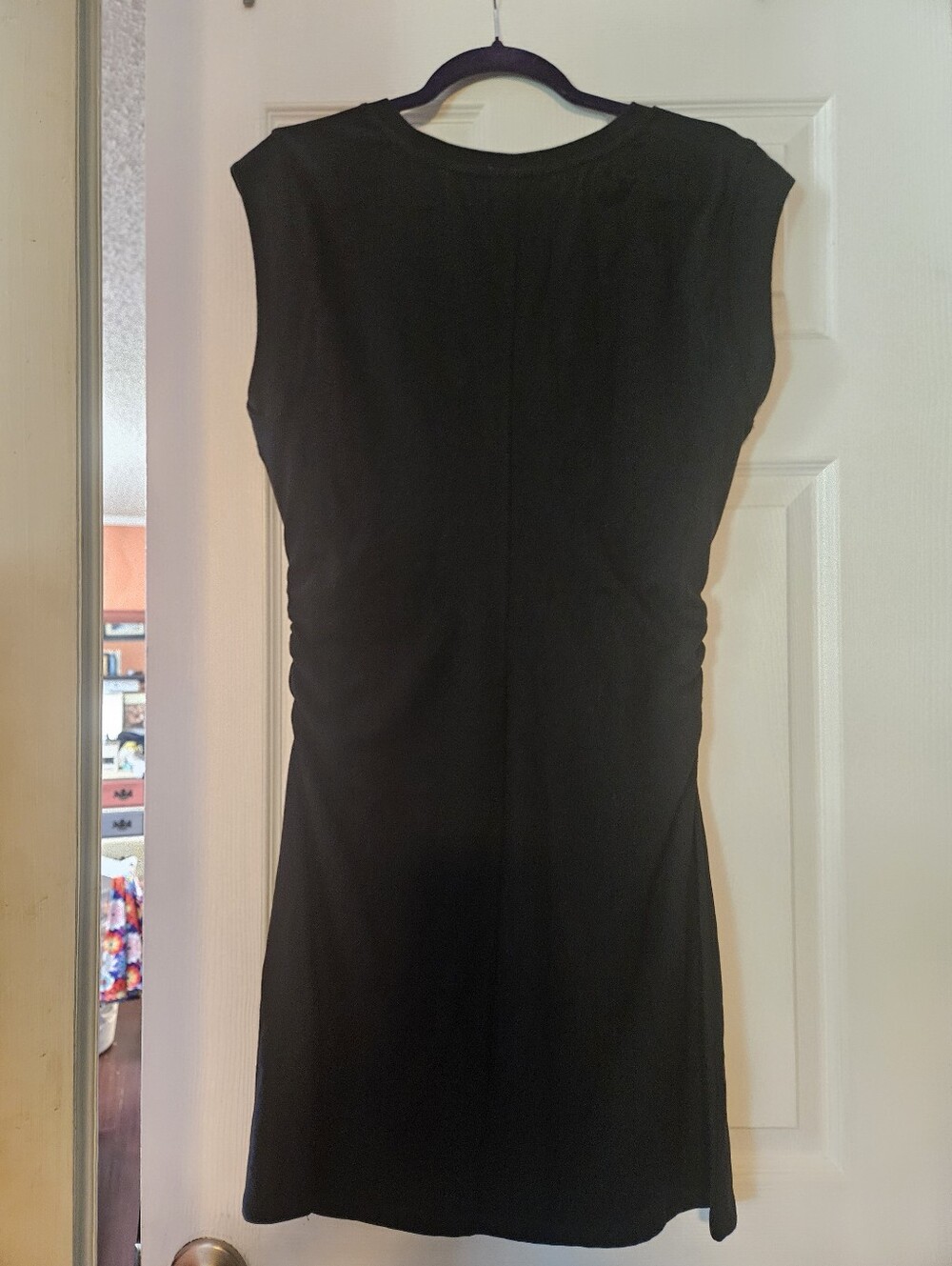 NWT Z Supply Black Side-Ruched Dress - Picture 3 of 6